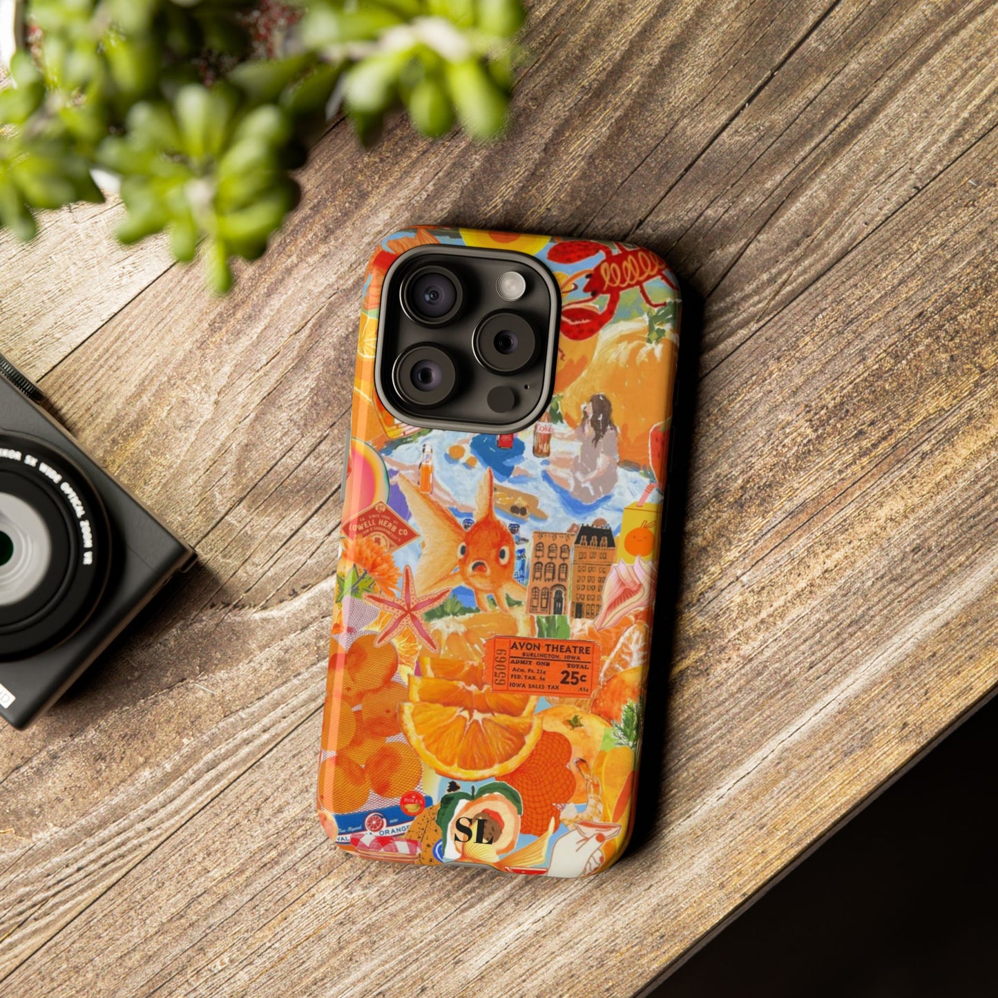 Orange Goldfish iPhone Case