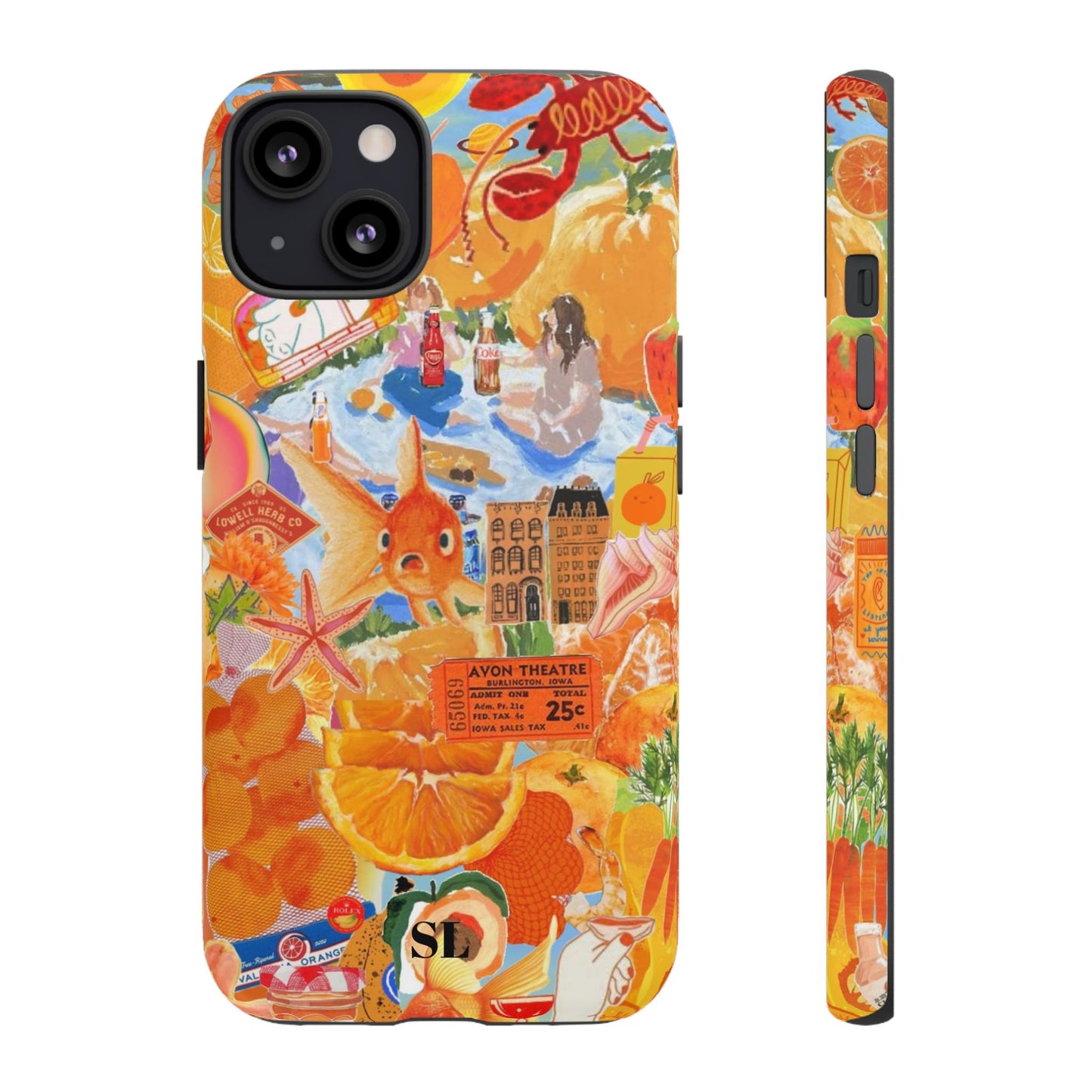 Orange Goldfish iPhone Case