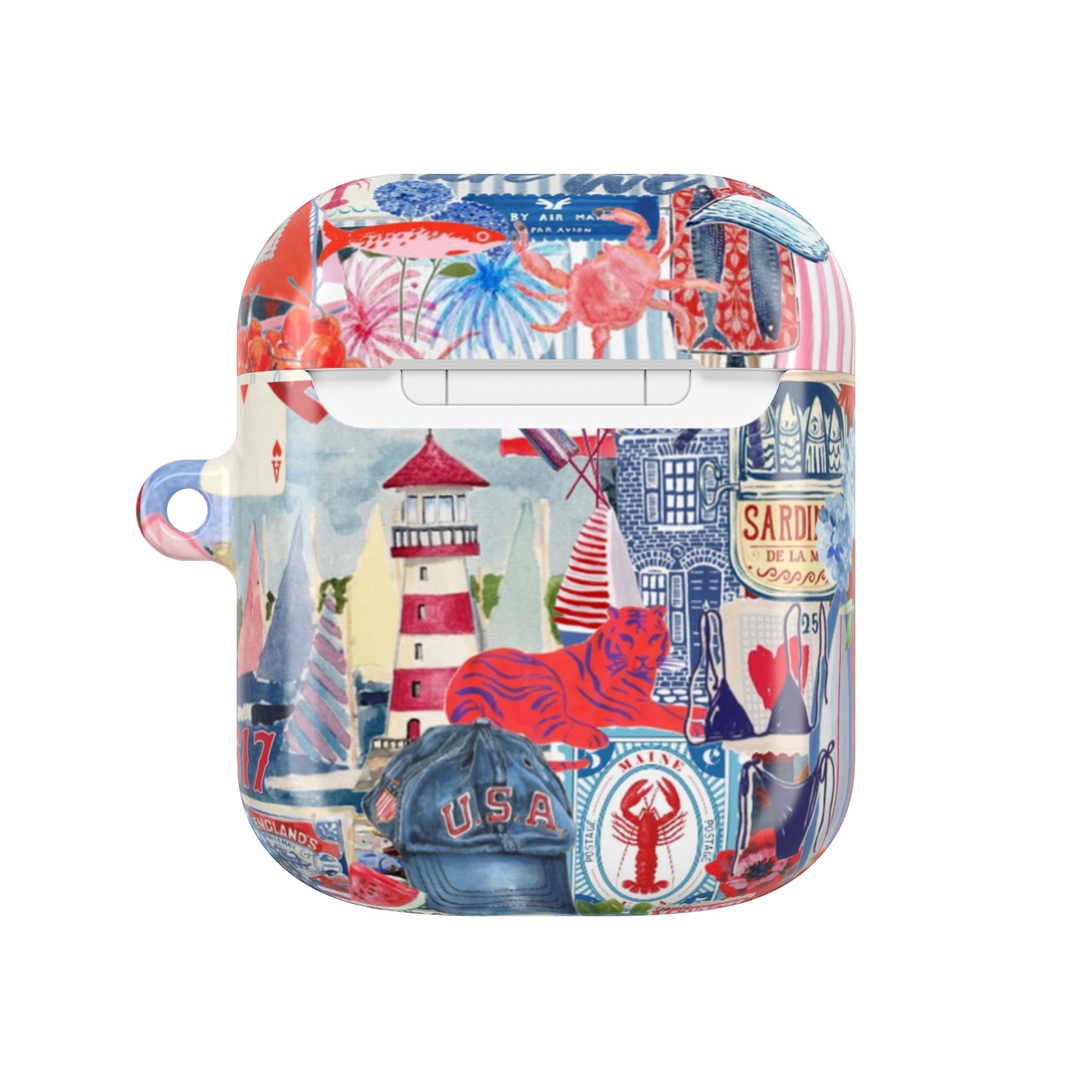 Red, White & Blue AirPod Case