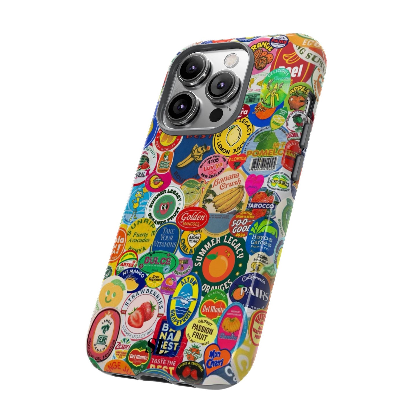 Fruit Stickers iPhone Case