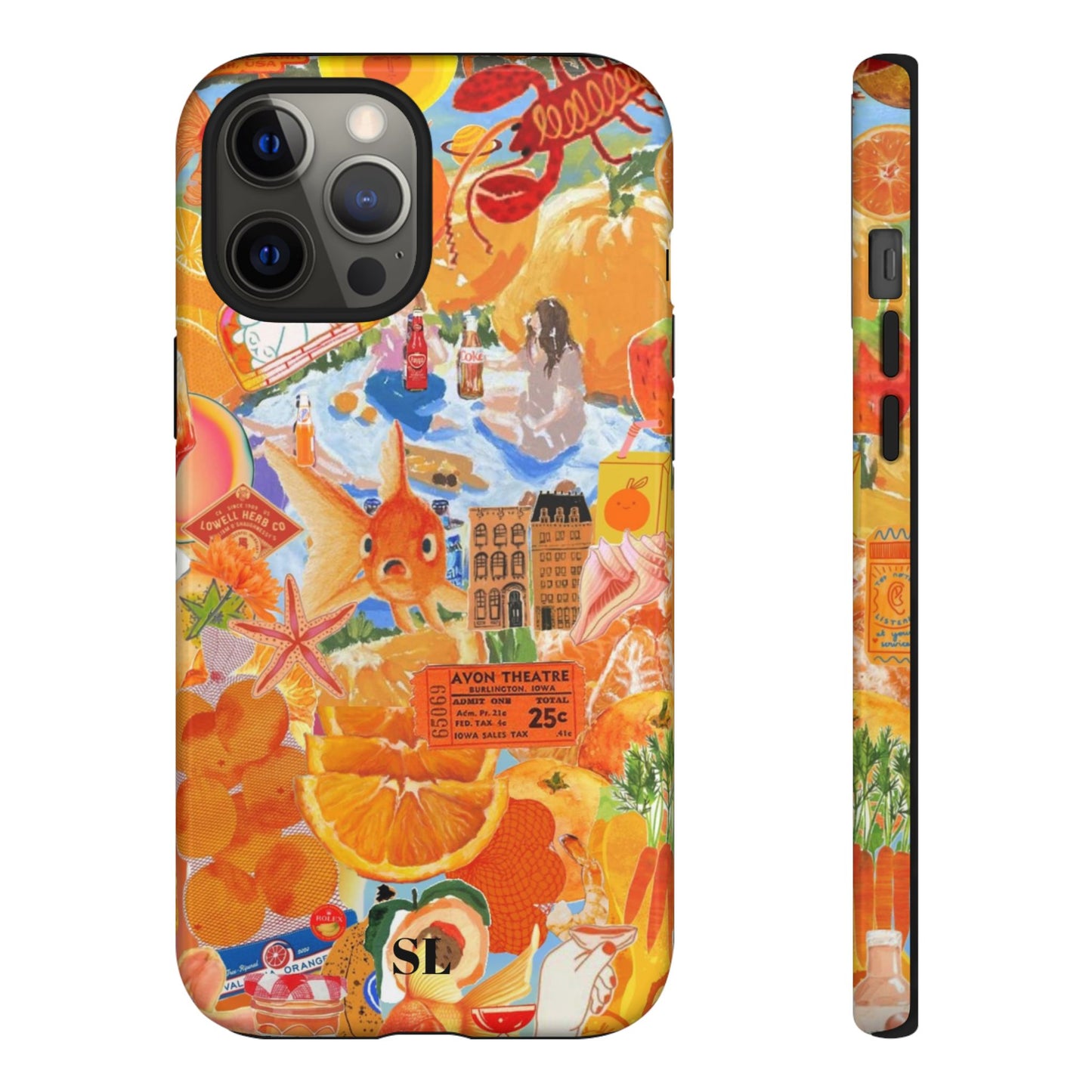 Orange Goldfish iPhone Case