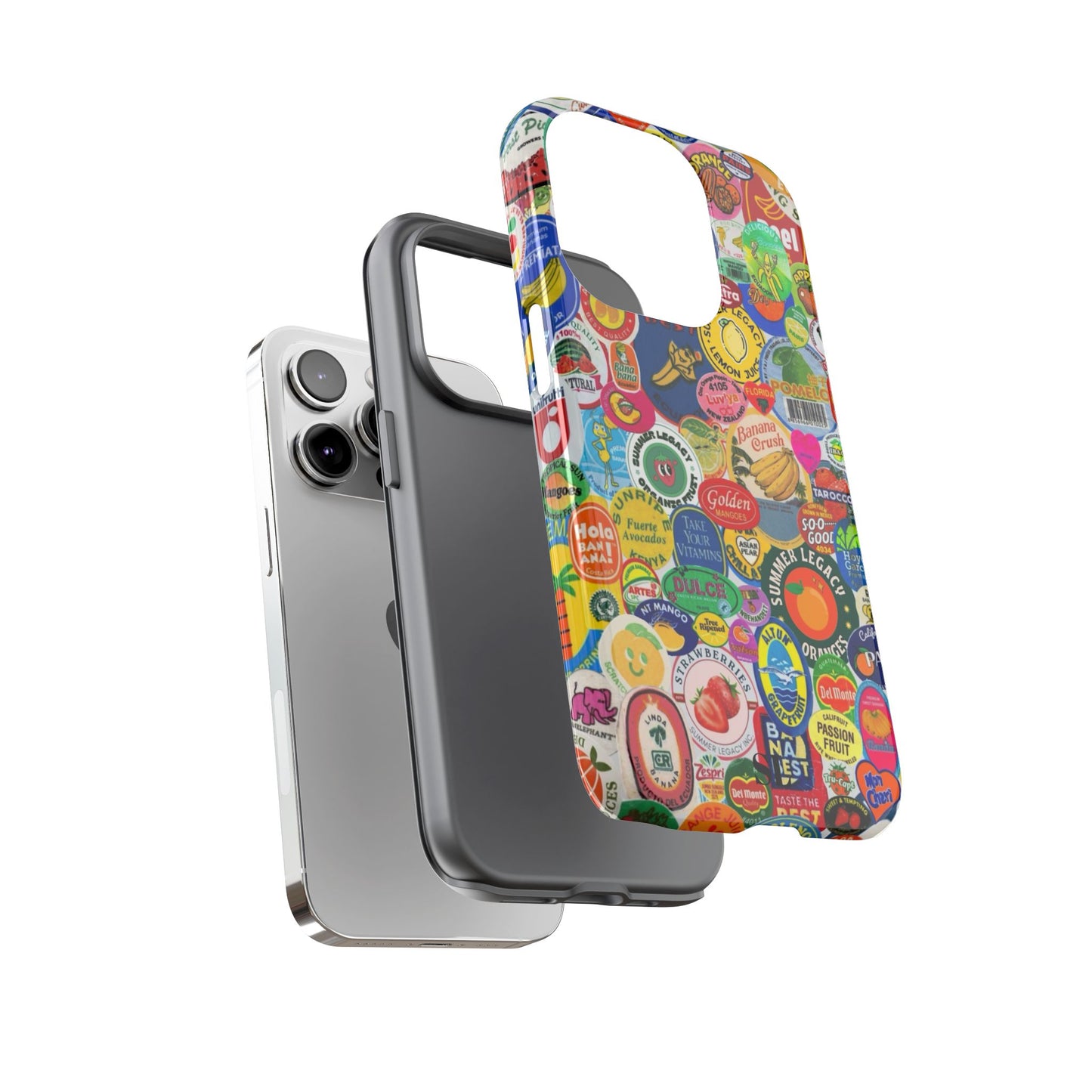 Fruit Stickers iPhone Case