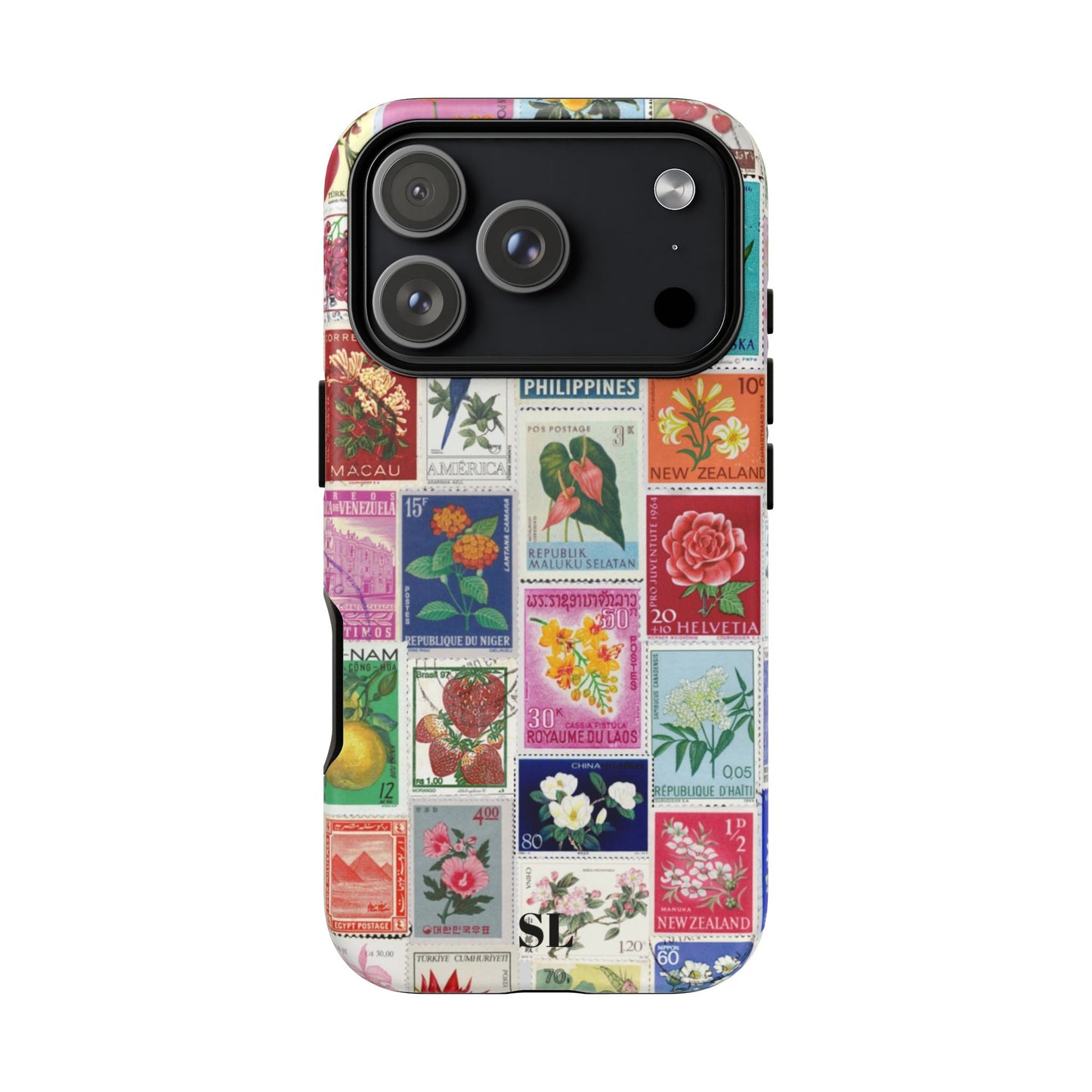 Postcard Stamps iPhone Case