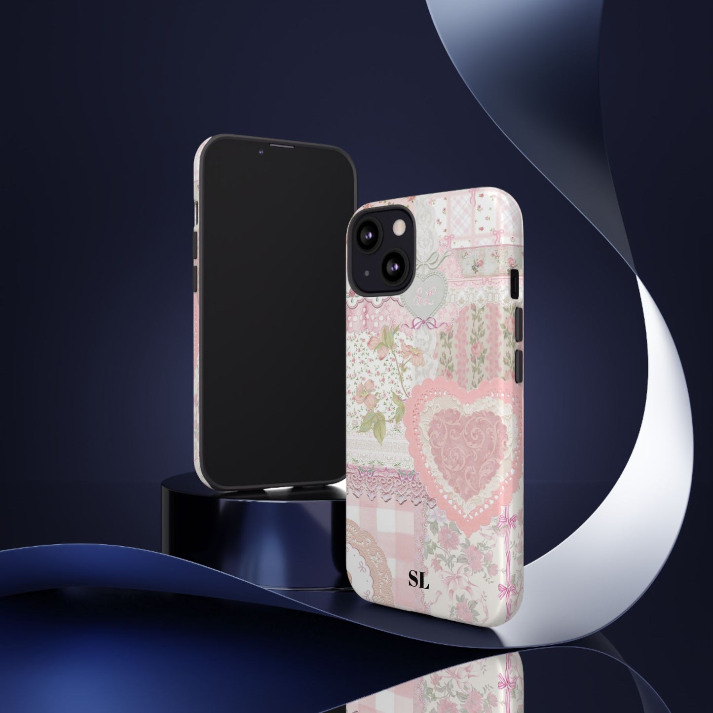 Blushing Floral Patchwork iPhone Case