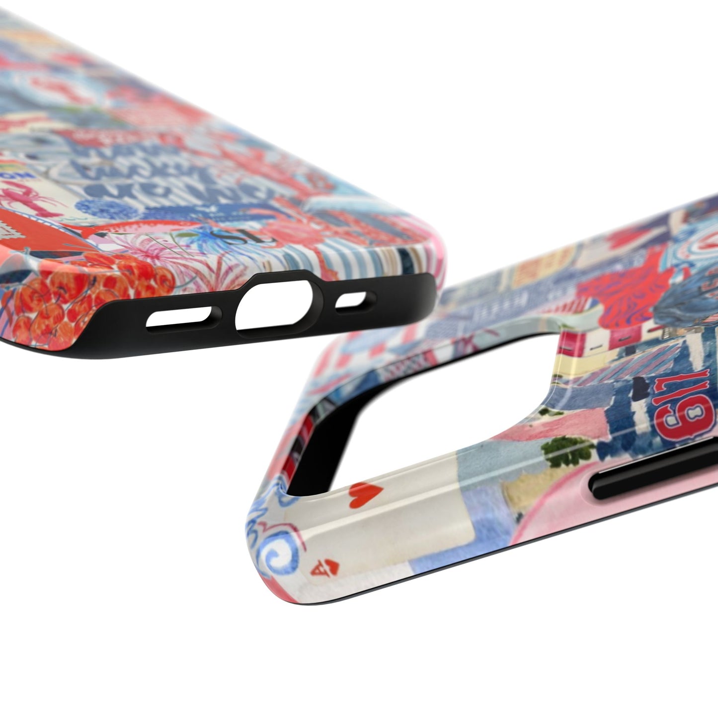 Red, White & Blue iPhone Case