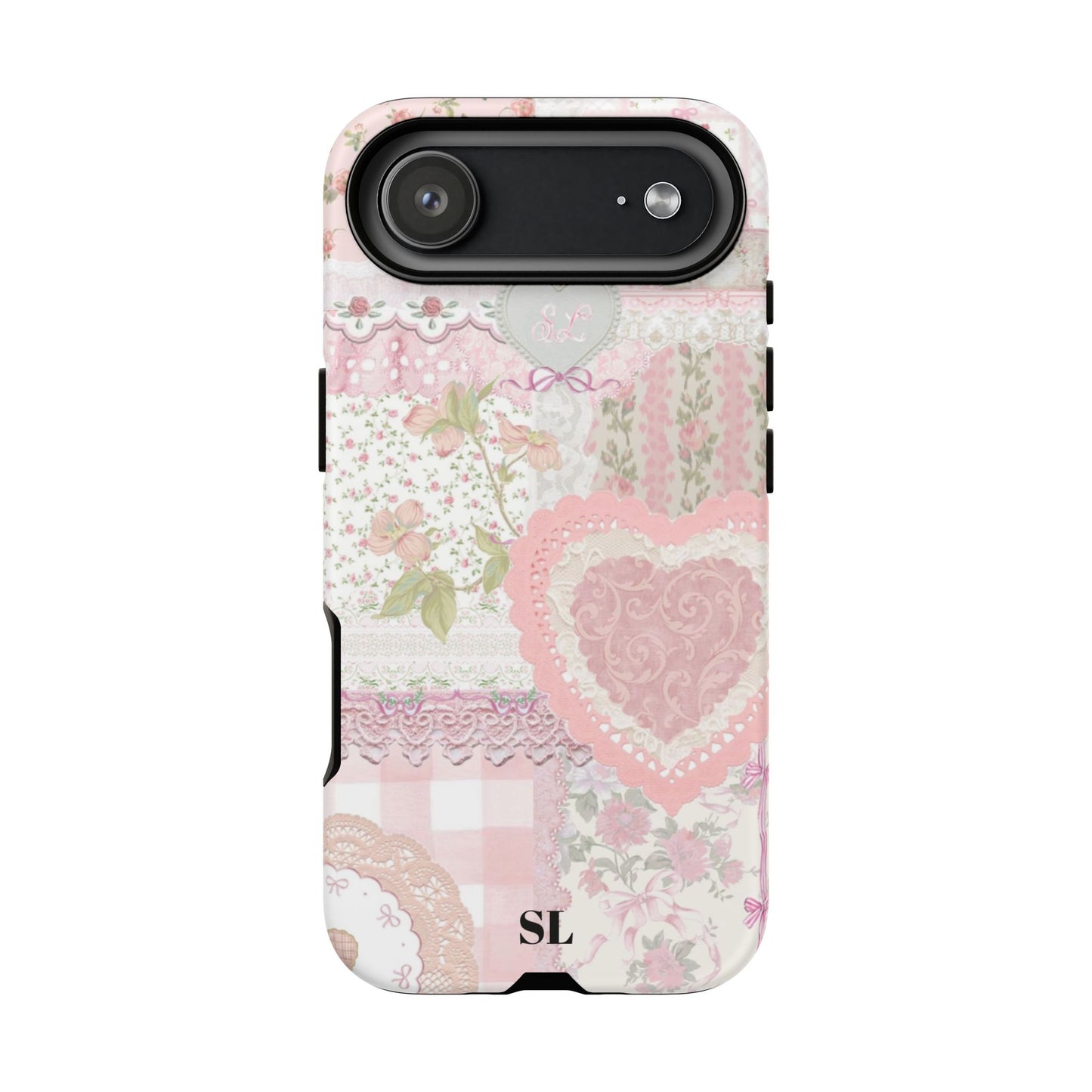 Blushing Floral Patchwork iPhone Case