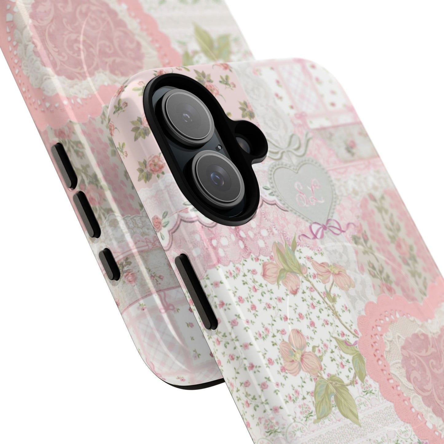 Blushing Floral Patchwork MagSafe Case