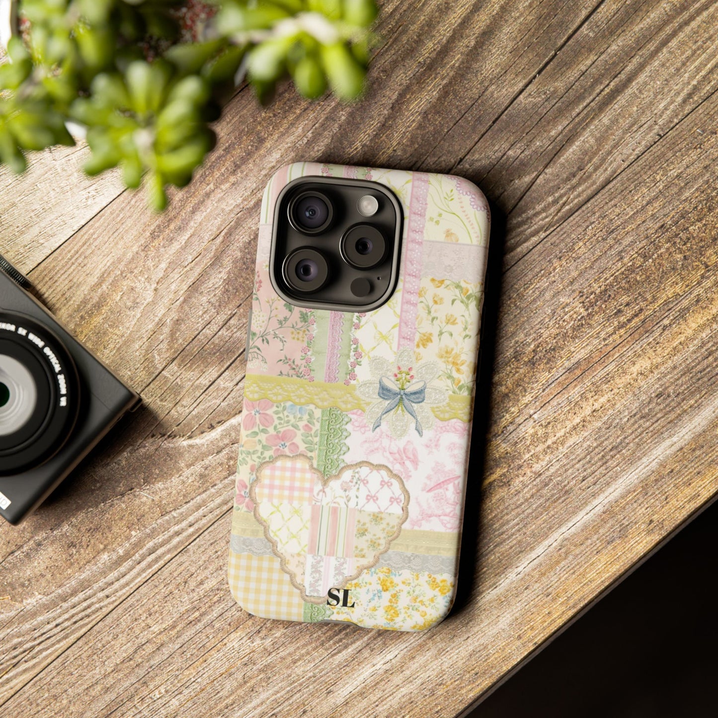 Garden Quilt Patchwork iPhone Case