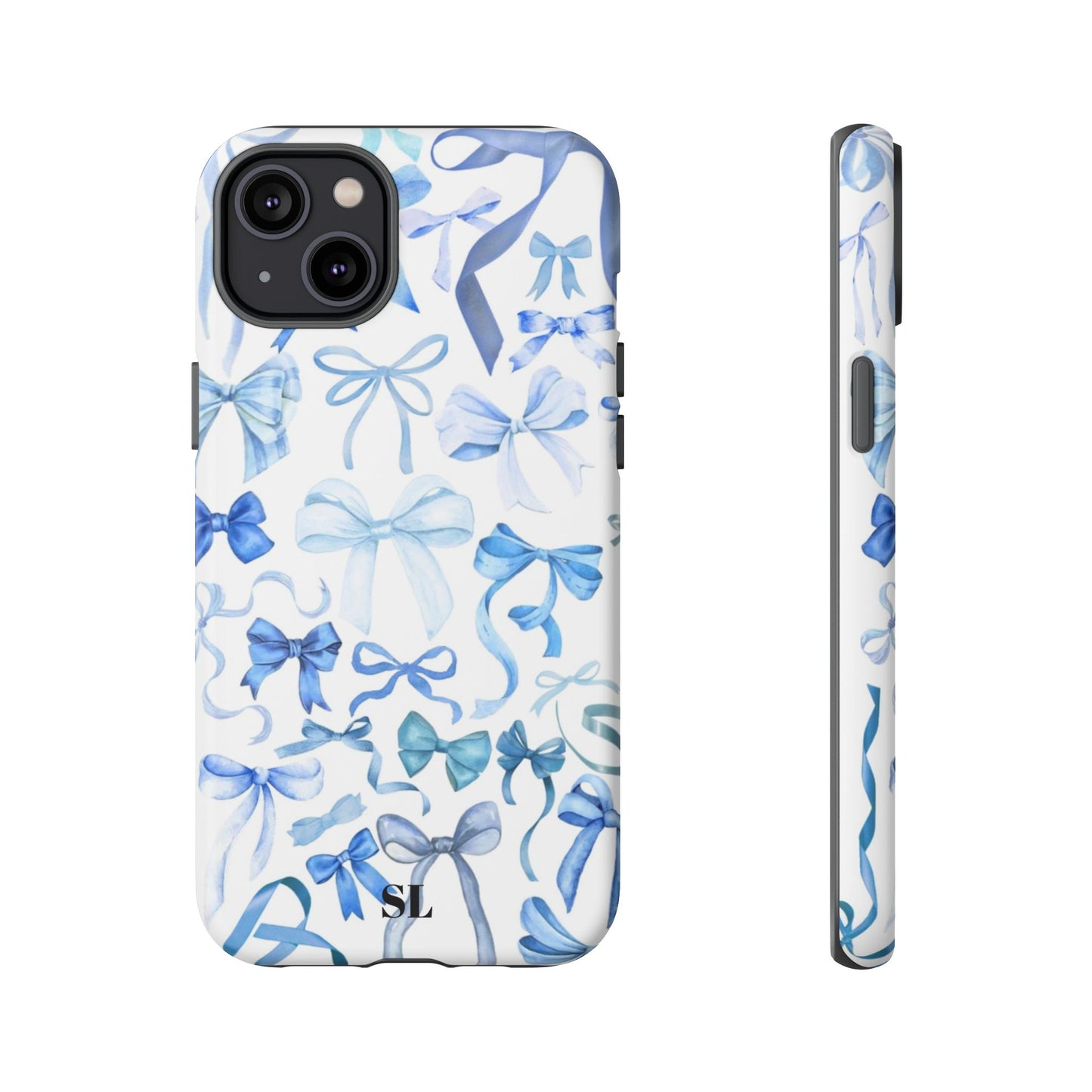 Blue Bows iPhone Case