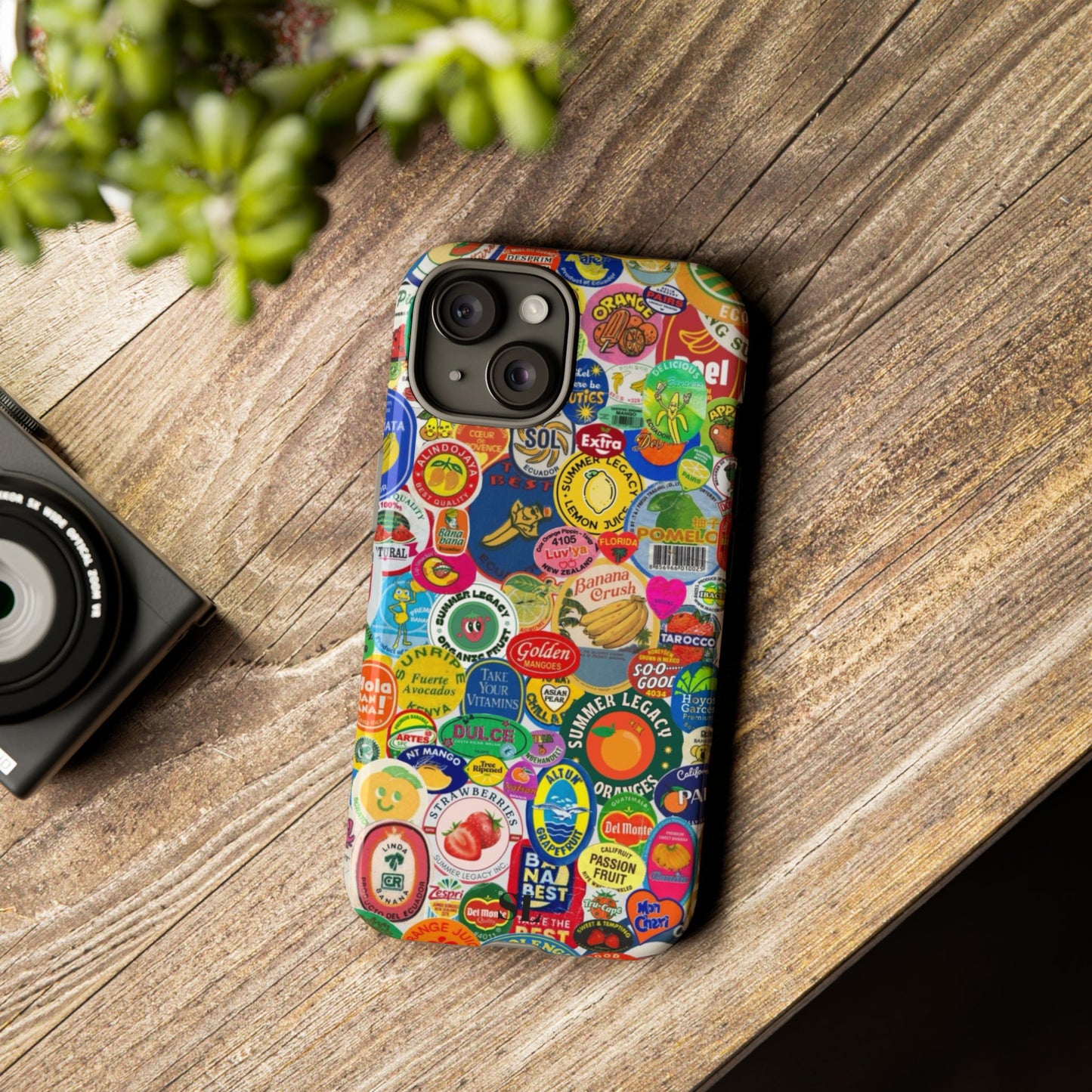 Fruit Stickers iPhone Case