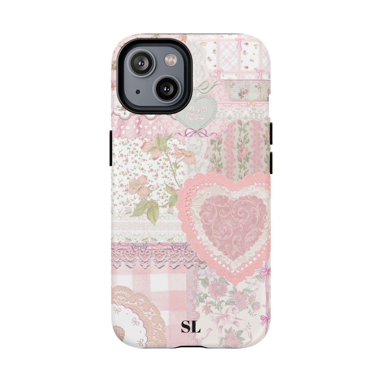 Blushing Floral Patchwork MagSafe Case