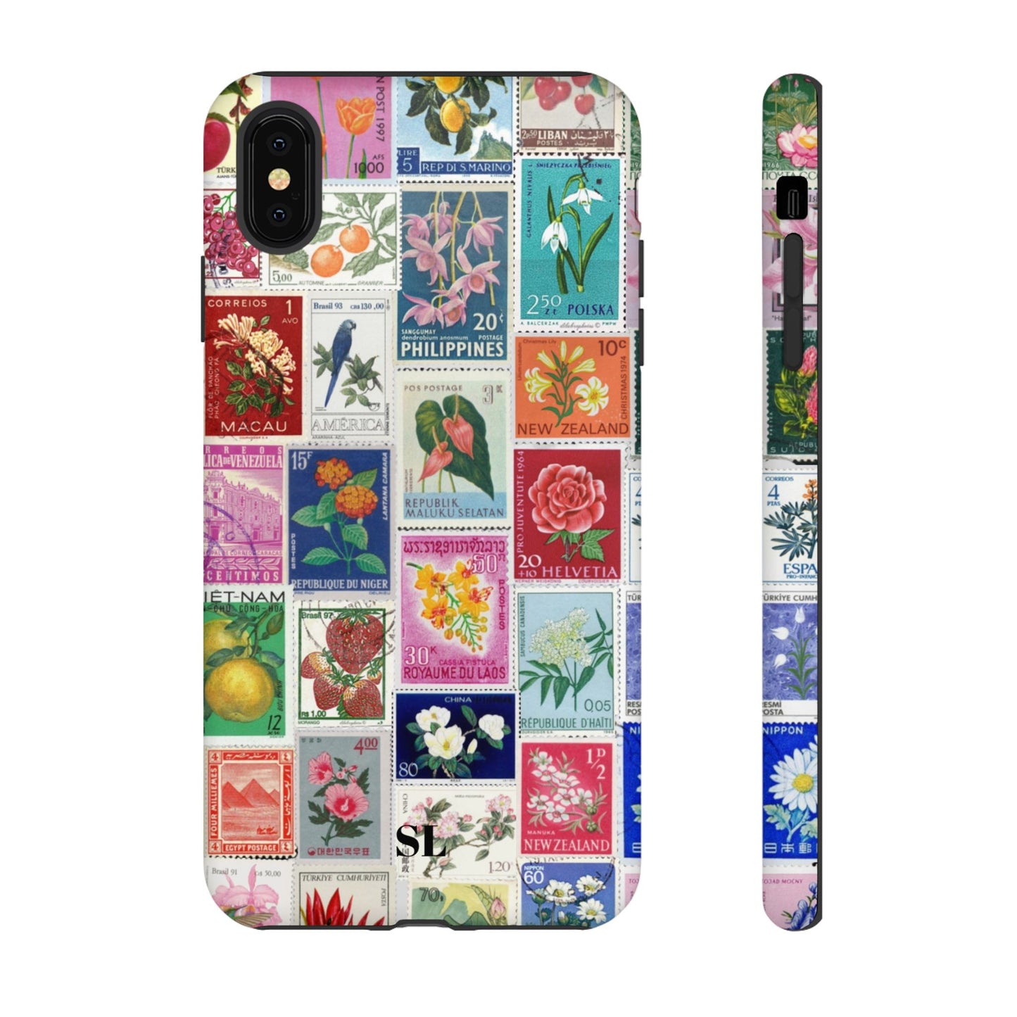 Postcard Stamps iPhone Case