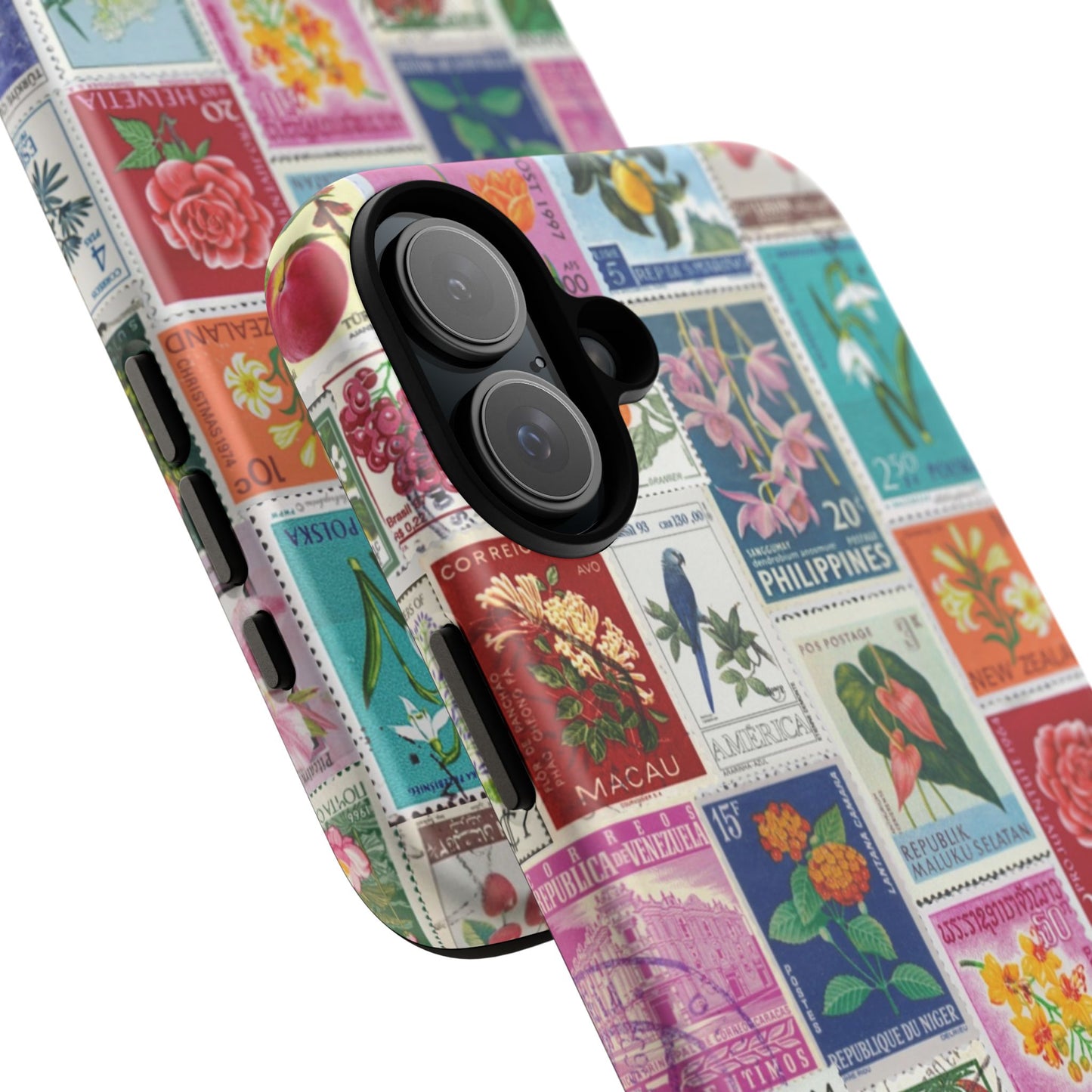 Postcard Stamps iPhone Case