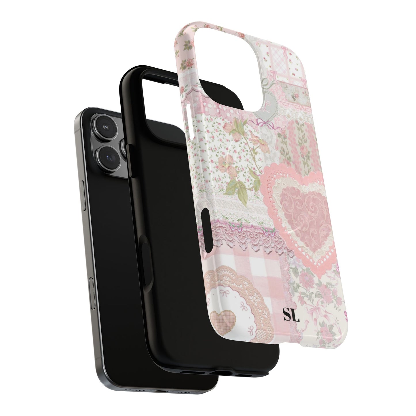 Blushing Floral Patchwork MagSafe Case
