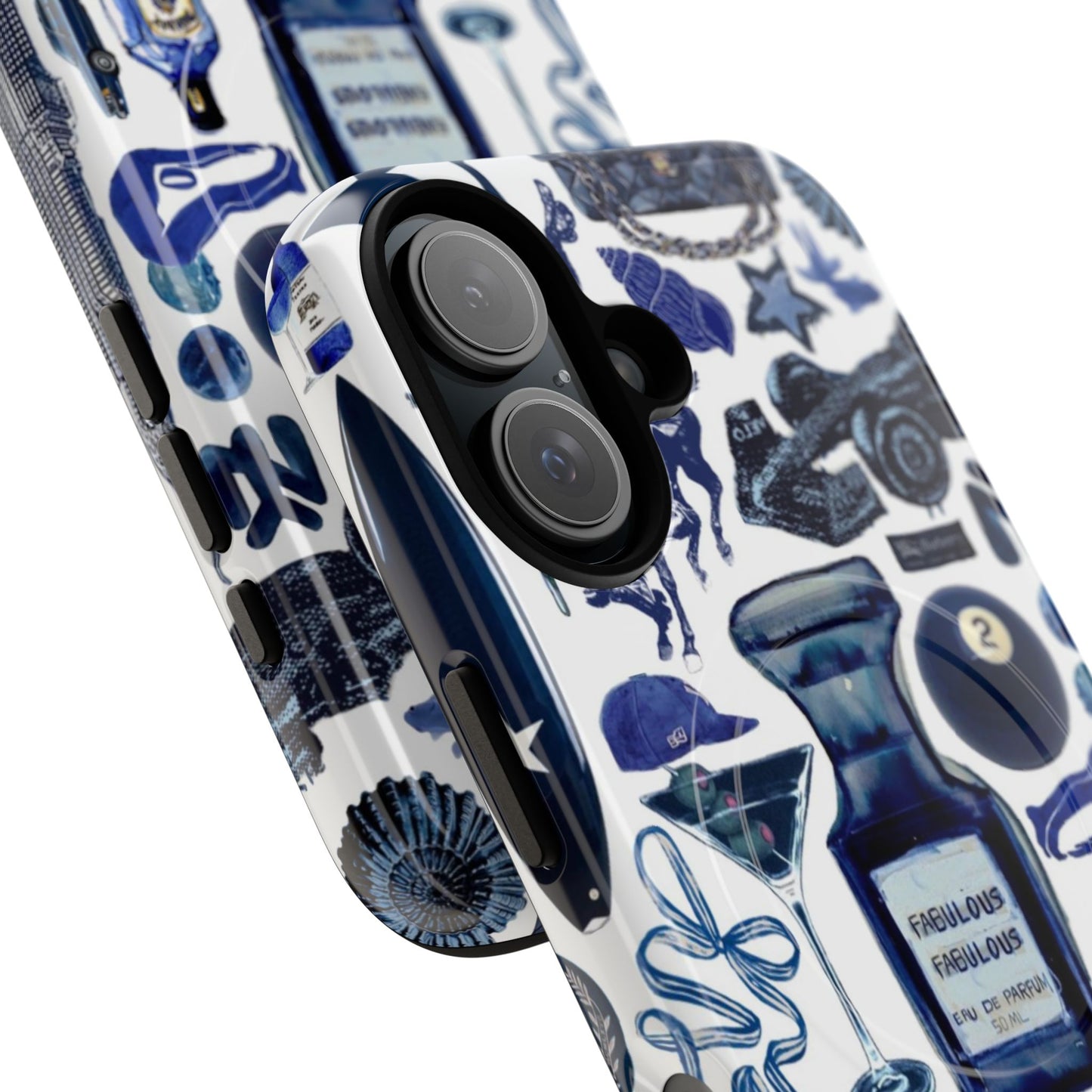 Navy Blue Collage MagSafe Case