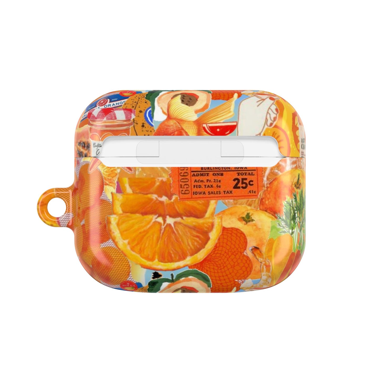 Orange Goldfish AirPod Case