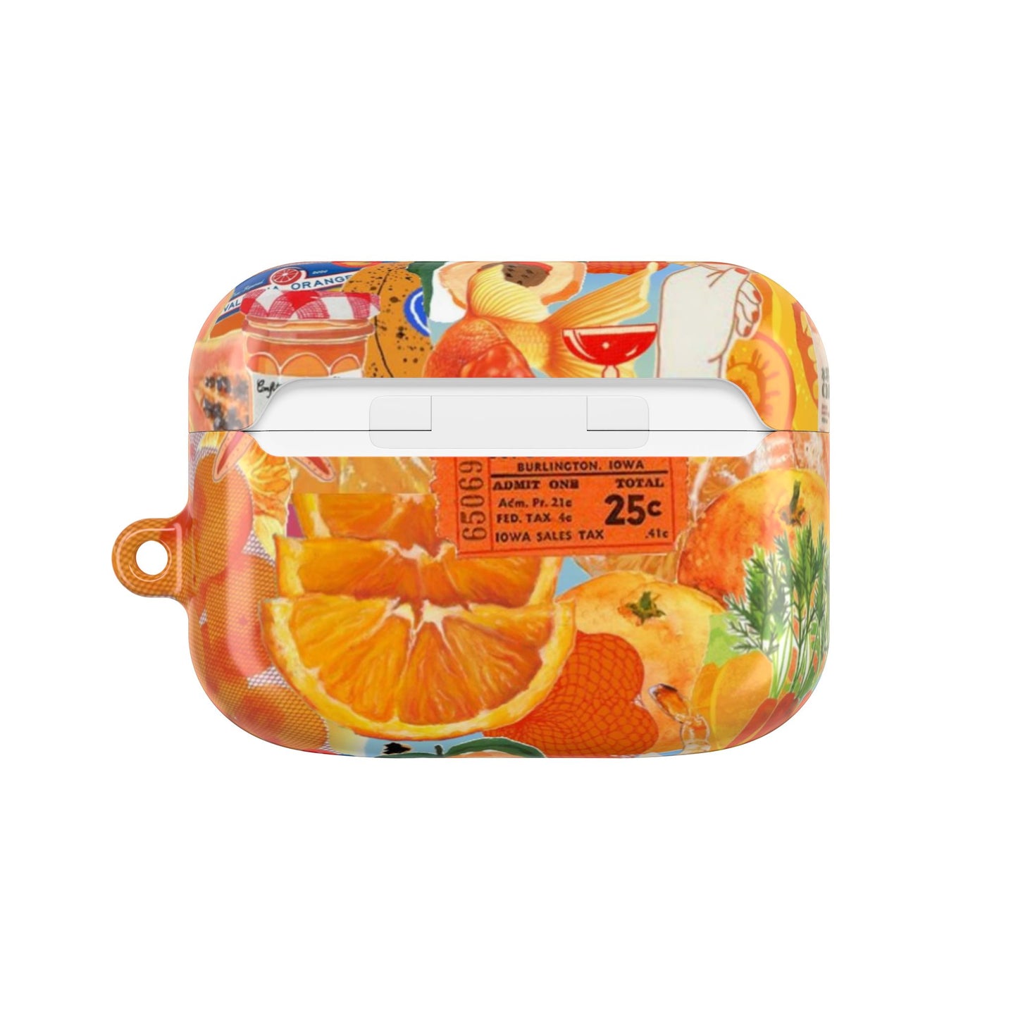 Orange Goldfish AirPod Case