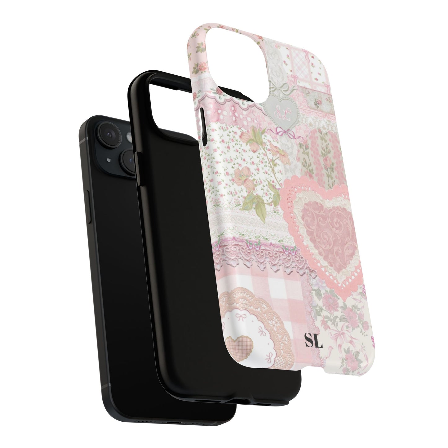Blushing Floral Patchwork MagSafe Case