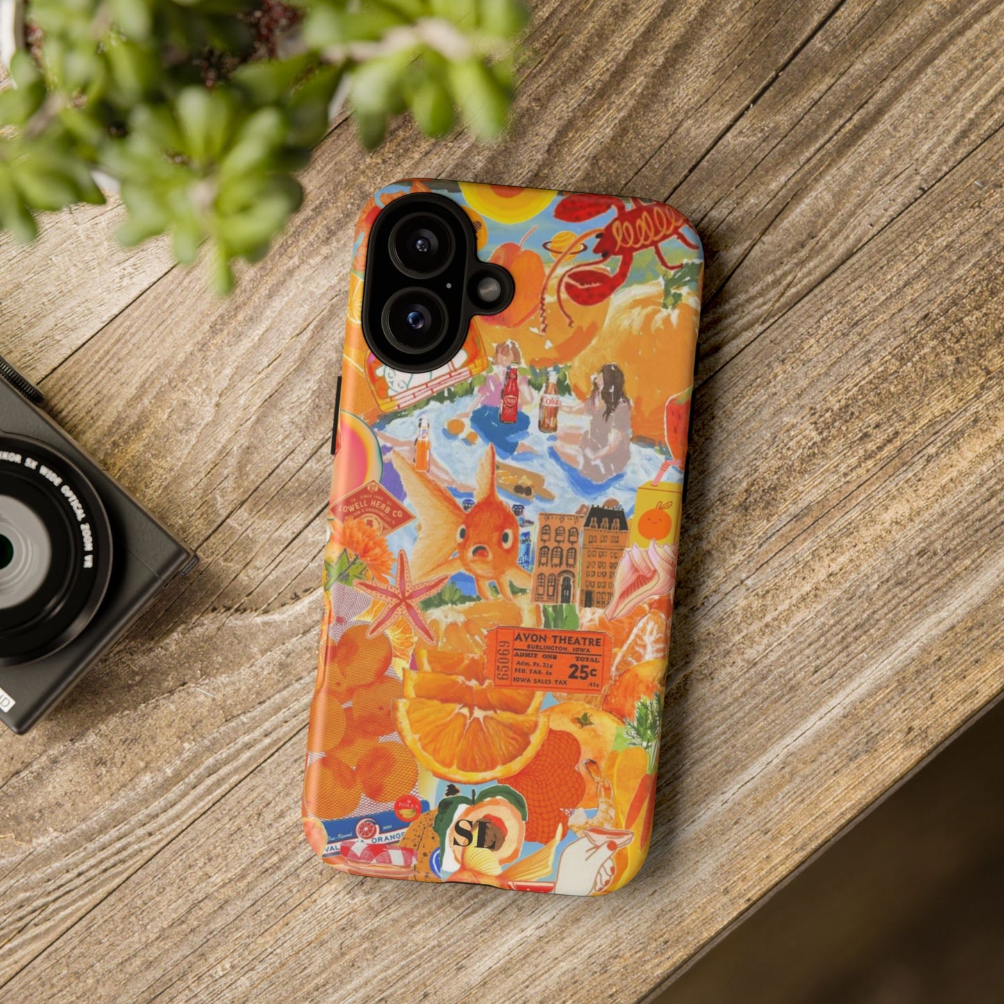 Orange Goldfish iPhone Case