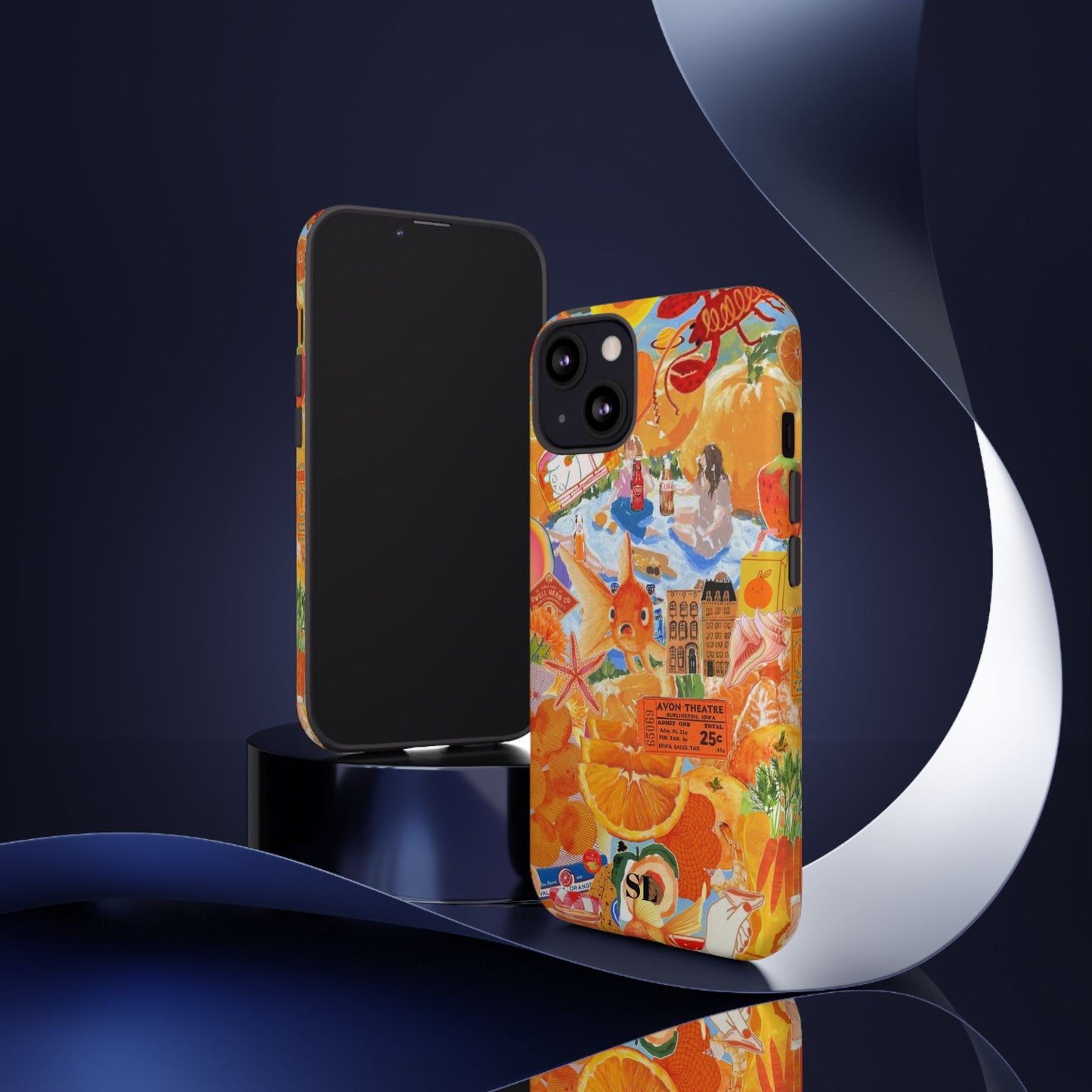 Orange Goldfish iPhone Case