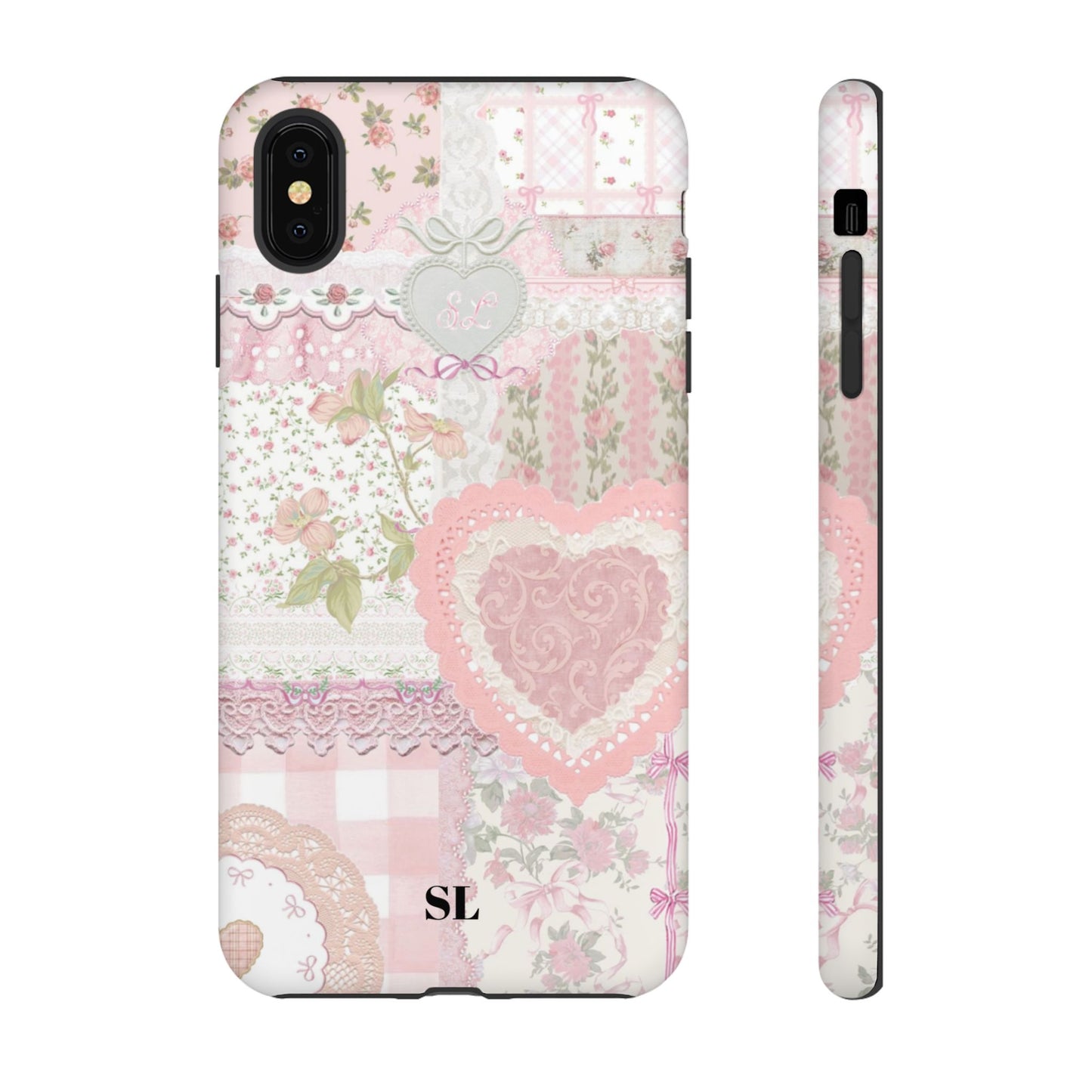 Blushing Floral Patchwork iPhone Case