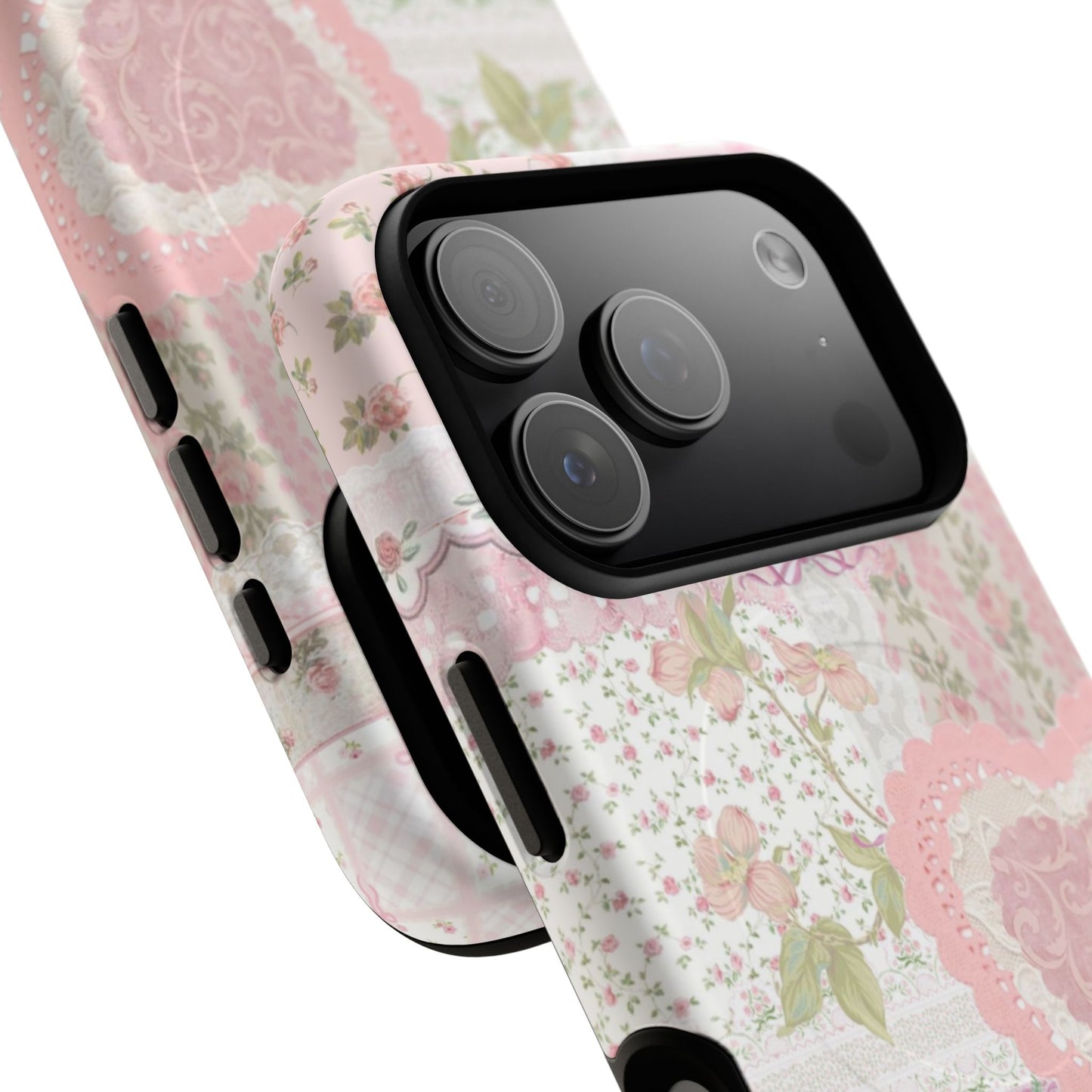 Blushing Floral Patchwork MagSafe Case