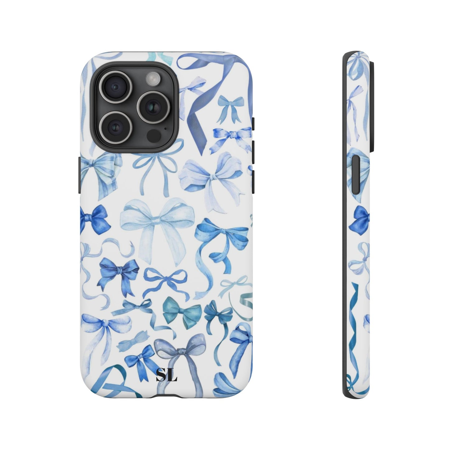 Blue Bows iPhone Case