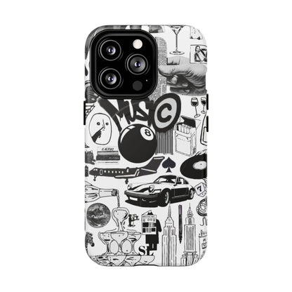 Black and White MagSafe Case