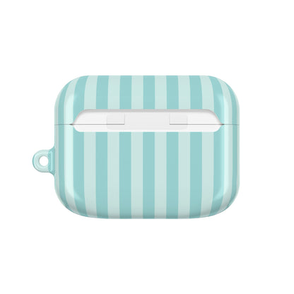Teal Stripe AirPod Case