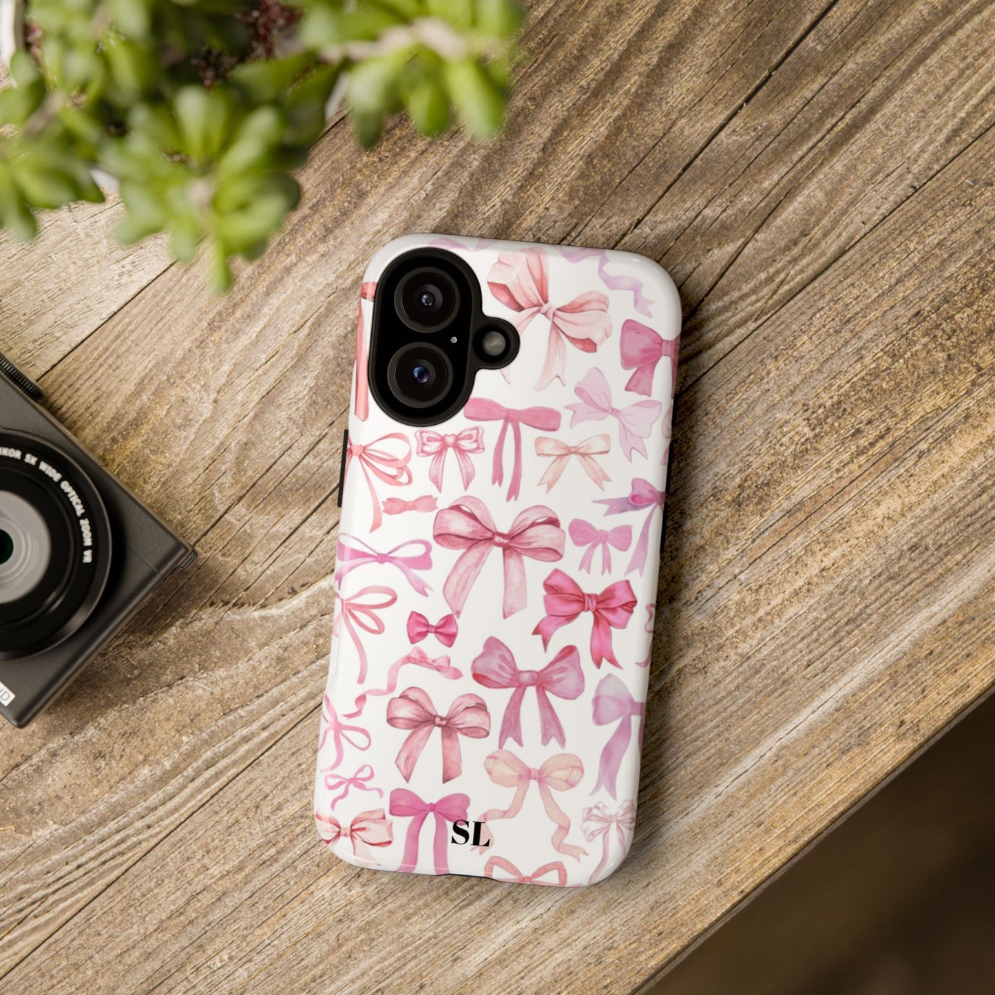 Pink Bows iPhone Case