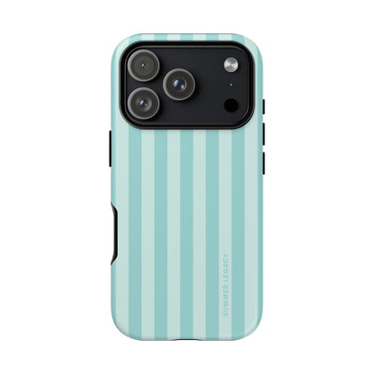 Teal Stripe iPhone Case