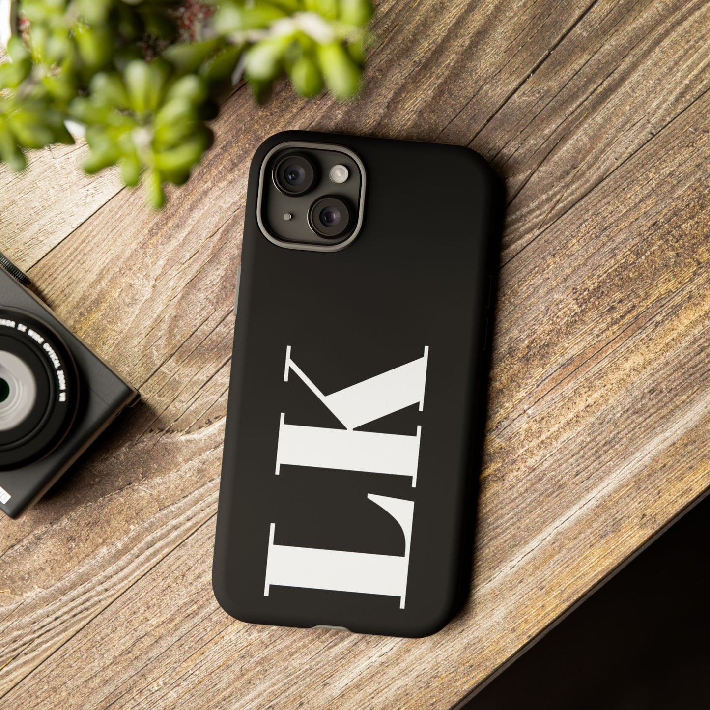 Ebony Custom Initial iPhone Case
