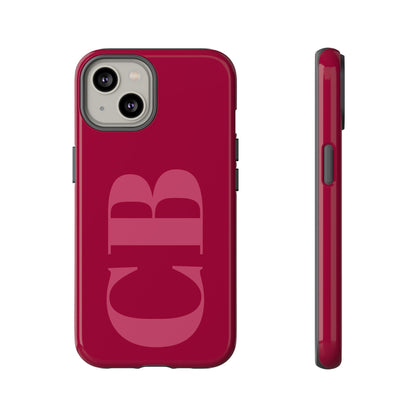 Berry Custom Initial iPhone Case