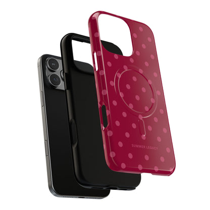 Berry Polka Dot MagSafe Case