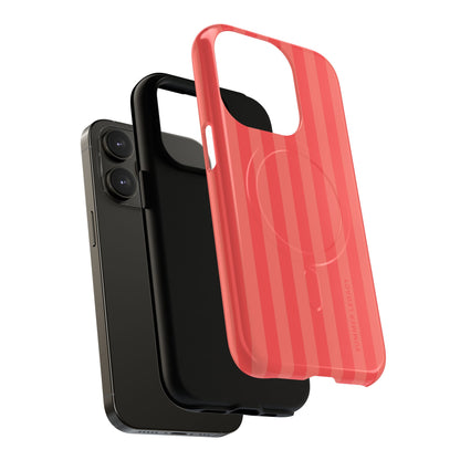 Coral Stripe MagSafe Case