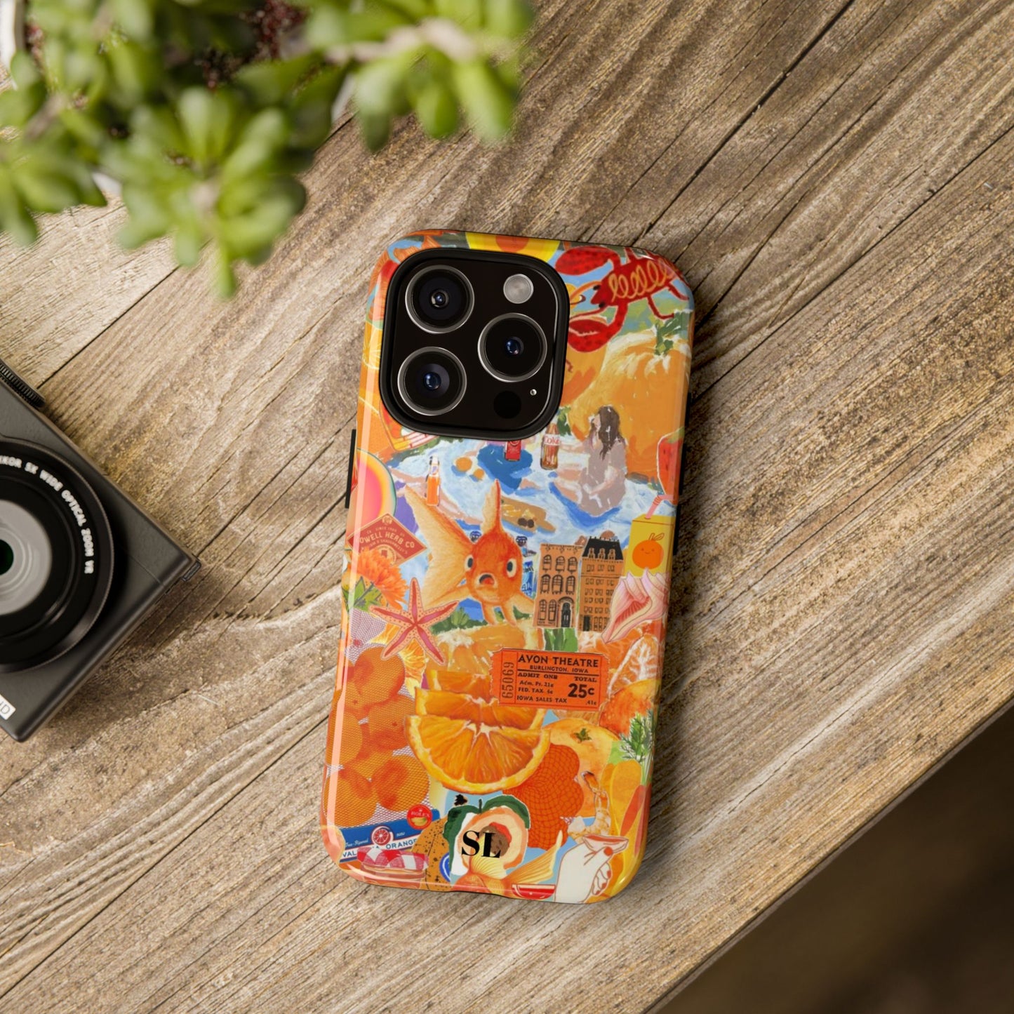 Orange Goldfish iPhone Case