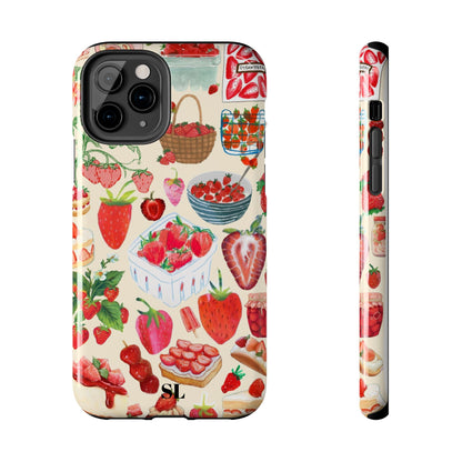 Strawberry Collage iPhone Case