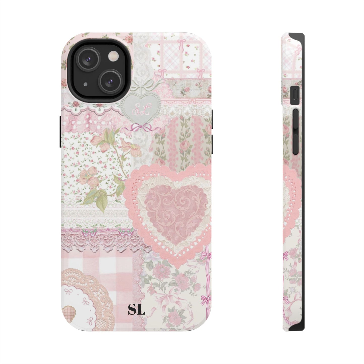 Blushing Floral Patchwork iPhone Case