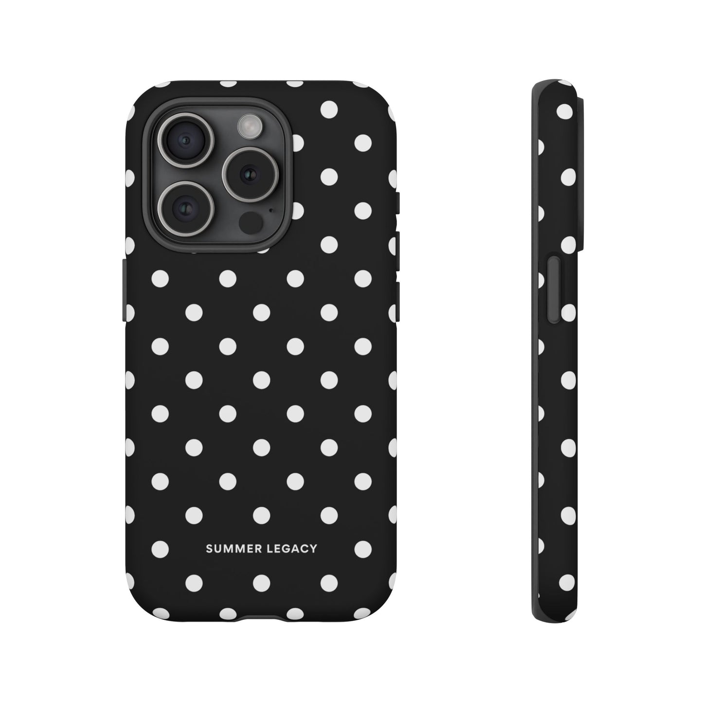 Ebony Polka Dot iPhone Case