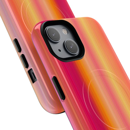 Amber Glow Ombre Stripe MagSafe Case