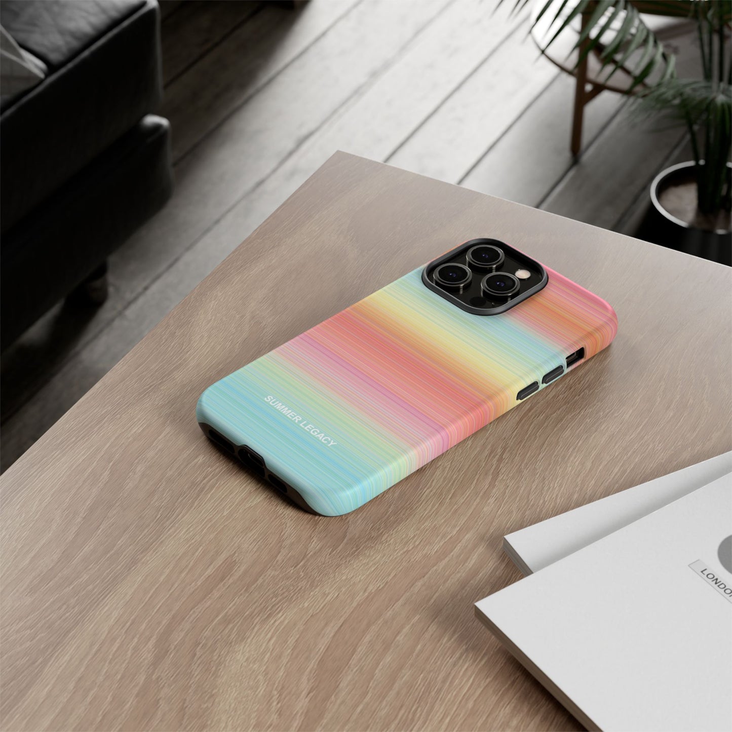 Sunrise Ombre Stripe iPhone Case
