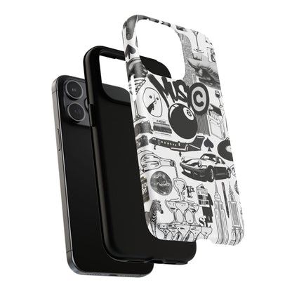 Black and White MagSafe Case