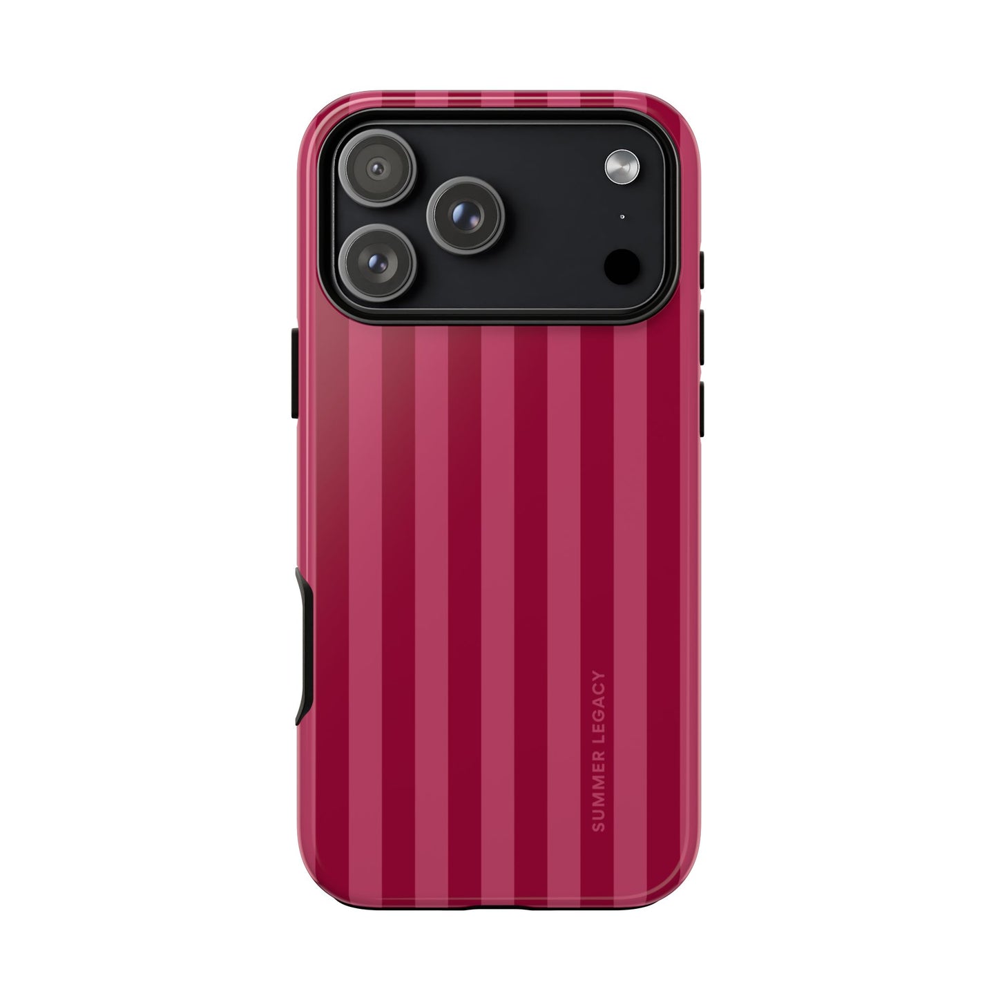 Berry Stripe iPhone Case
