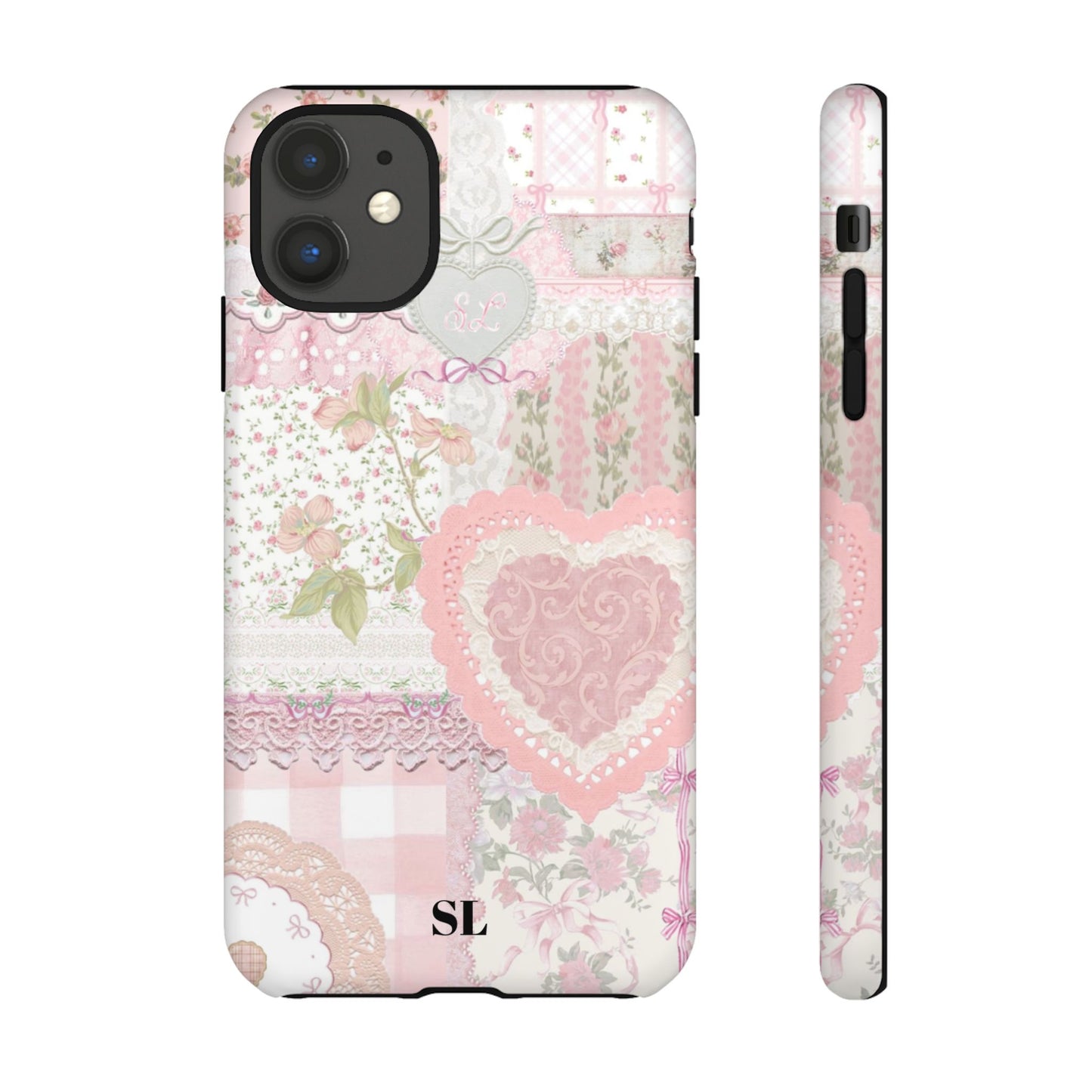 Blushing Floral Patchwork iPhone Case