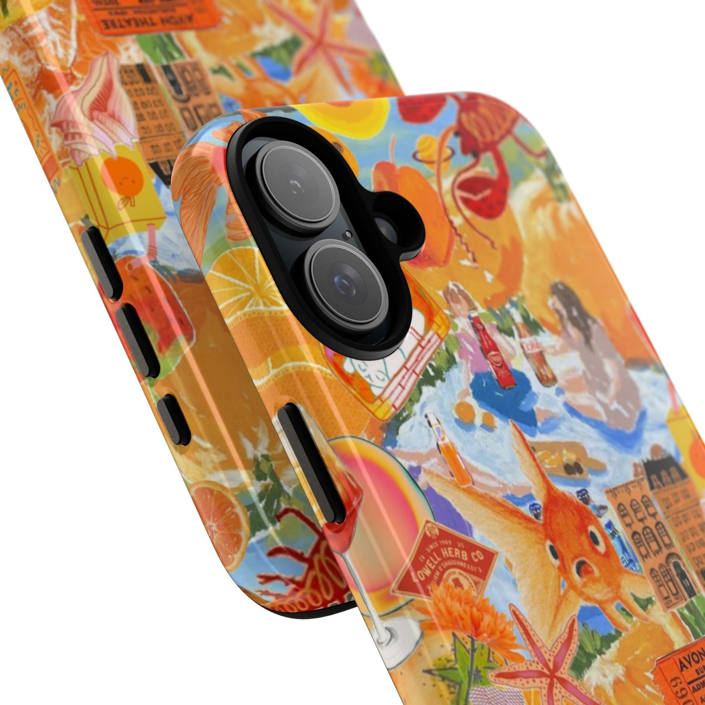 Orange Goldfish iPhone Case