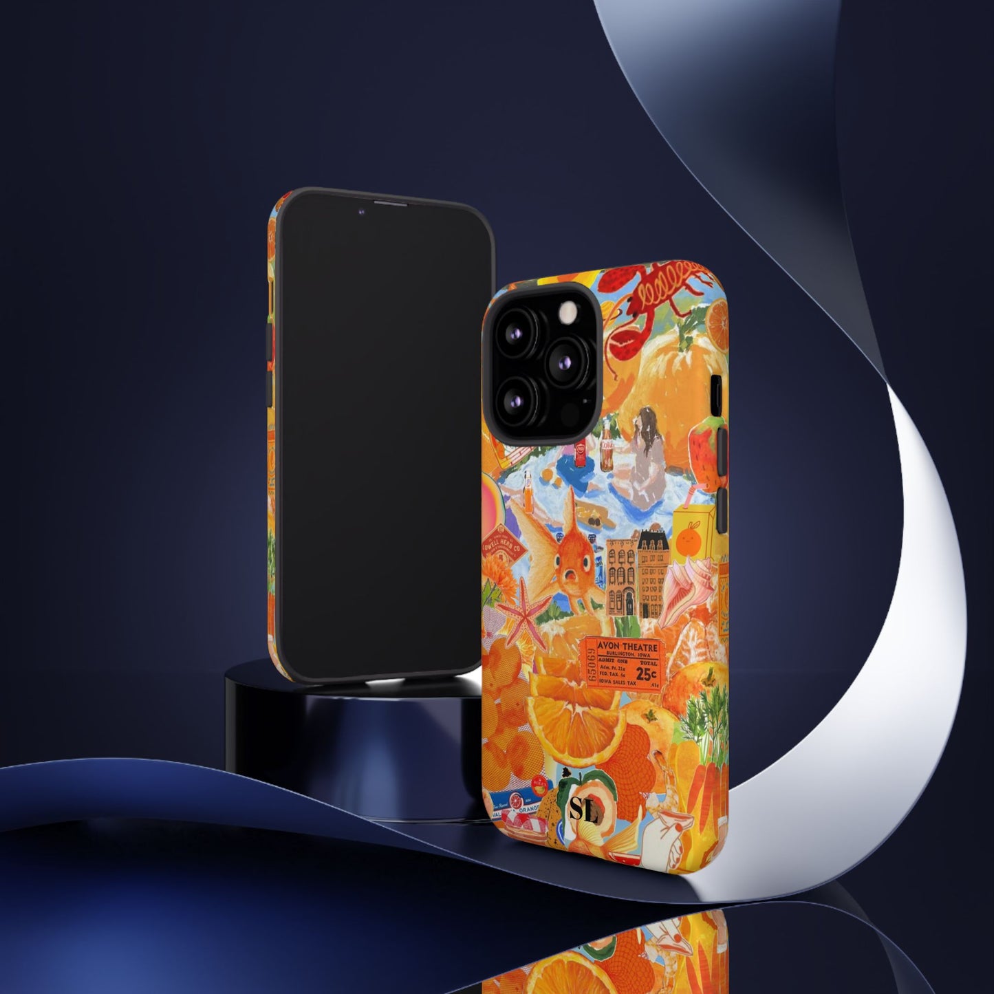Orange Goldfish iPhone Case
