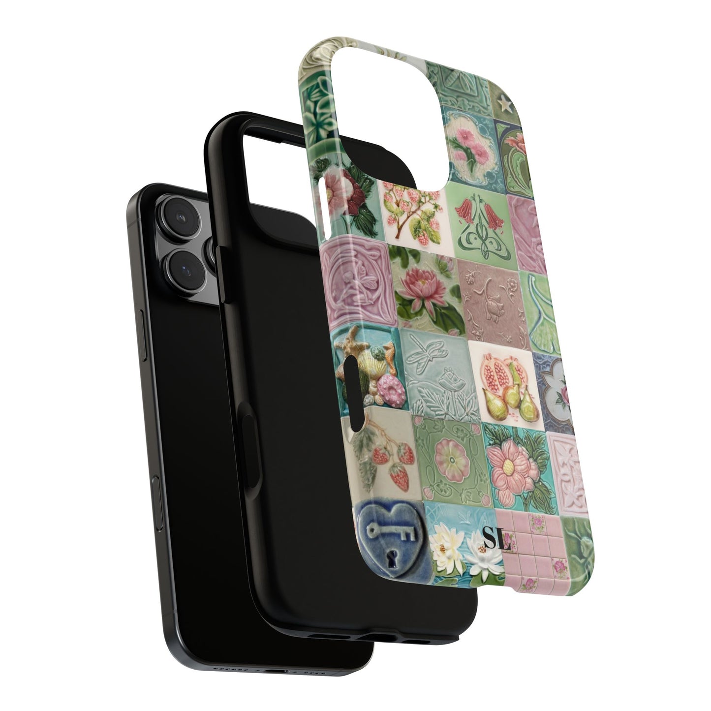 Garden Mosaic Tiles iPhone Case