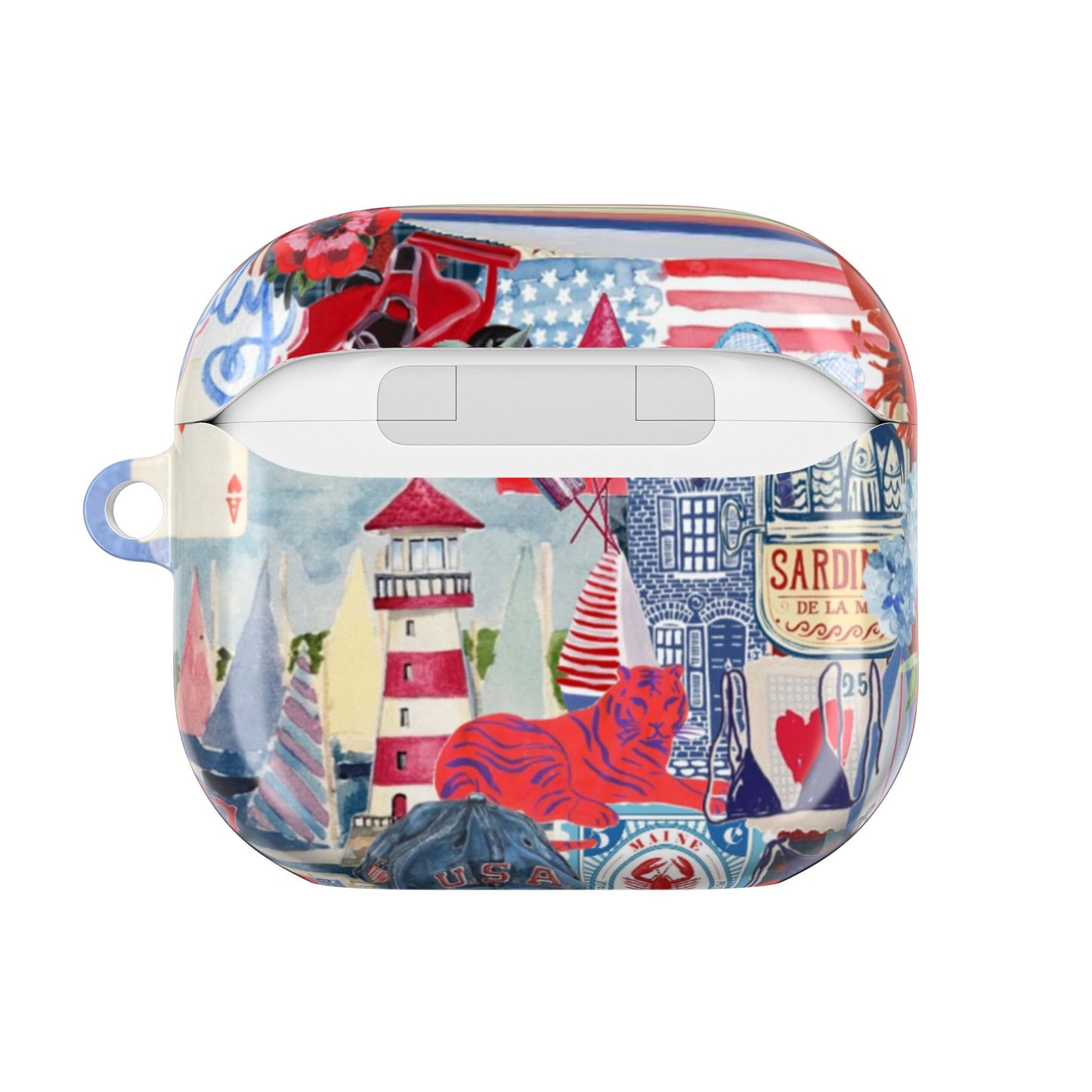 Red, White & Blue AirPod Case