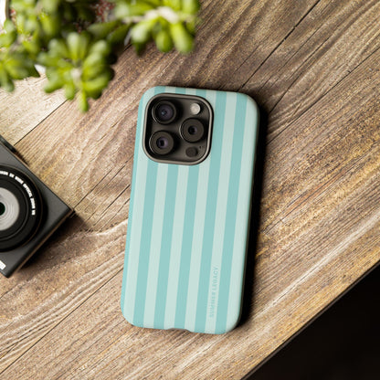 Teal Stripe iPhone Case