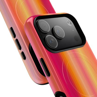 Amber Glow Ombre Stripe MagSafe Case